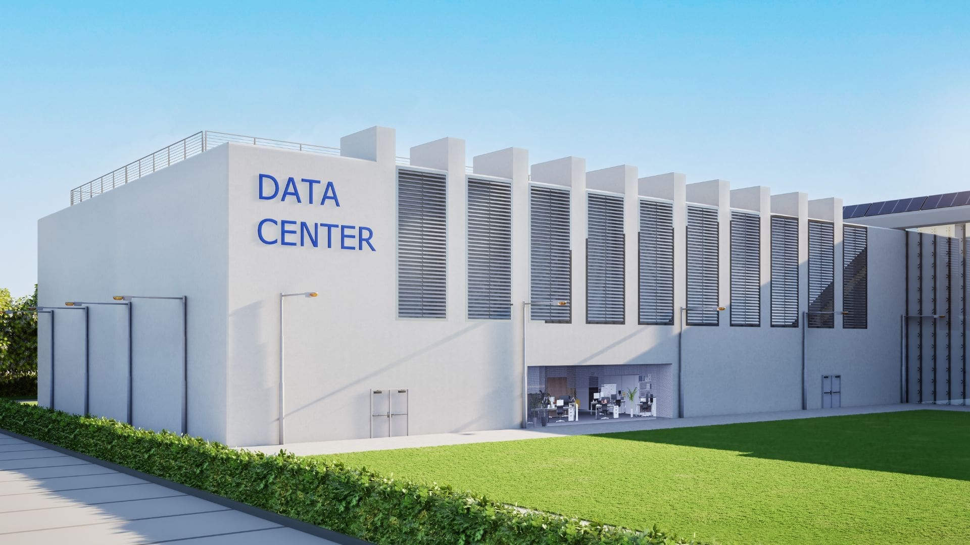 secure telecommunications infrastructure with fiber backbone, data centers and mobile network security